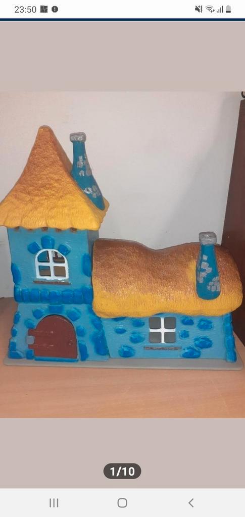 Smurfen kasteel  Gargamel  Schleich, Verzamelen, Smurfen, Gebruikt, Gargamel, Ophalen of Verzenden