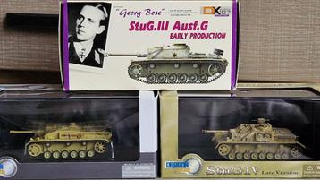 Dragon Armor Stug.III & Stug.IV tanks 1/72e gepantserde tank beschikbaar voor biedingen