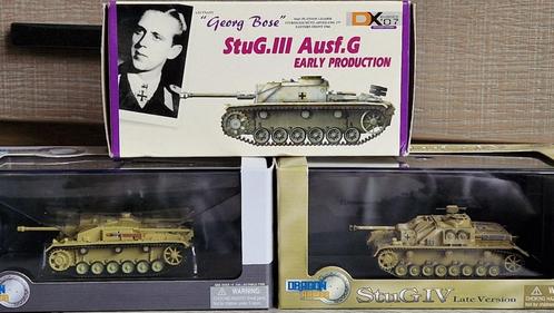 Dragon Armor Stug.III & Stug.IV tanks 1/72e gepantserde tank, Verzamelen, Militaria | Tweede Wereldoorlog, Landmacht, Miniatuur of Beeldje