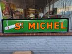 St. MICHEL emaille reclamebord 1949, Ophalen, Gebruikt, Reclamebord