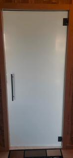 Glasdeur black mat merk Thyssen, Doe-het-zelf en Bouw, Ophalen, Zo goed als nieuw