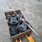 207 kilo Lifemaxx Olympische Gewichten + Olympische barbell, Sport en Fitness, Fitnessmaterialen, Ophalen, Zo goed als nieuw