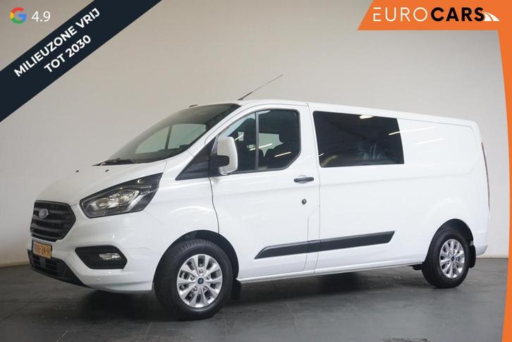 Ford Transit Custom 300 2.0 TDCI L2H1 Trend Dubbele Cabine A, Auto's, Bestelwagens en Lichte vracht, Bedrijf, Te koop, ABS, Achteruitrijcamera