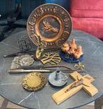 Lot Curiosités: Bronzes, Laiton & Art Religieux, Antiquités & Art, Enlèvement ou Envoi