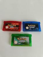 GBA Pokémon Ruby, Sapphire & Emerald (reproductie), 1 speler, Ophalen of Verzenden, Zo goed als nieuw, Role Playing Game (Rpg)