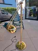 Staanlamp Halogeen dimbaar koperkleur, Ophalen, Gebruikt