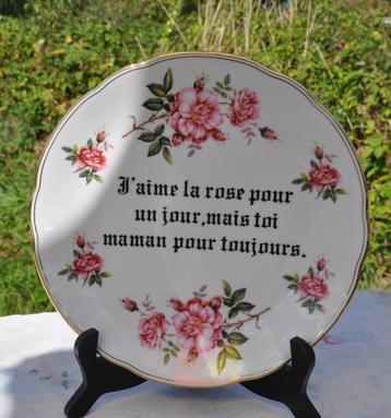assiette decorative porcelaine allemande fête des mères beschikbaar voor biedingen