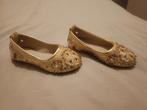 Chaussures princesse dorés pour fête ou déguisement ou anniv, Enlèvement ou Envoi, Comme neuf, Fille, Chaussures