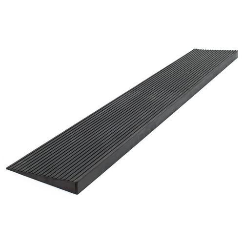 Drempelhulp zwart | Max. 2500 kg | 100 x 8 x 0,8 cm, Diversen, Verpleegmiddelen, Nieuw, Ophalen of Verzenden