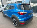 Ford EcoSport 1.0i EcoBoost Connected met 58000km, Stof, Ecosport, Blauw, Bedrijf