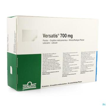 VERSATIS 700 mg, doos met 30 pleisters beschikbaar voor biedingen