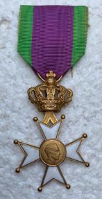 Medaille, Veteranenkruis Leopold-III, 1934-1951, WOII, Verzamelen, Ophalen of Verzenden, Landmacht, Lintje, Medaille of Wings