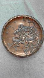 Meiji Bronzen bord 19de eeuw, Antiek en Kunst, Ophalen