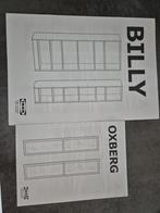 Vitrine/bar/bibliothèque BILLY Ikea 200x80cm, Huis en Inrichting, Kasten | Vitrinekasten, Ophalen, Gebruikt, 200 cm of meer, Noir motif chêne