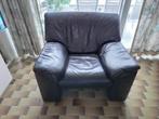 Feuteuille met 2 poefen, Ophalen, Vierkant, Leer, 75 tot 100 cm