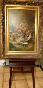 Schilderij met muziekinstrumenten, Ophalen