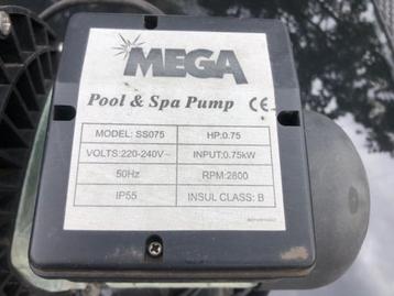 Mega Pool zwembadpomp.  Model SS075 . beschikbaar voor biedingen