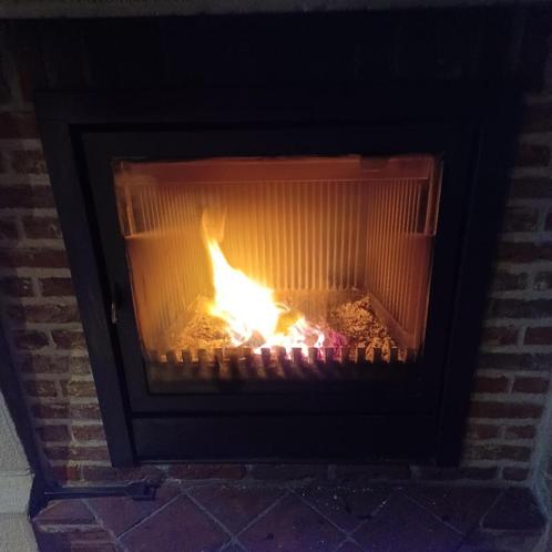 inbouwhaard flam, Huis en Inrichting, Haarden, Gebruikt, Houthaard, Ophalen