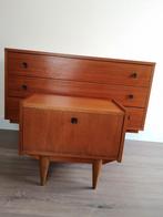 Prachtige vintage slaapkamerset, Huis en Inrichting, Ophalen, Gebruikt, Hout