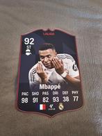 Voetbalkaartje (35cmx23cm) - Kylian Mbappé / Real Madrid, Enlèvement, Comme neuf, Image