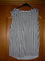 Zwart-wit gestreept bloesje zonder mouwen, Tom Tailor, 38, Maat 38/40 (M), Zwart, Zo goed als nieuw, Tom Tailor