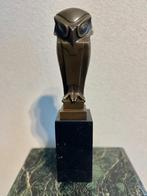 Bronzen Art-Deco stijl uil naar Johan Coenrad Altorf., Envoi