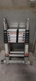 Uitschuifbare telescopische ladder, Doe-het-zelf en Bouw, Ophalen, Ladder