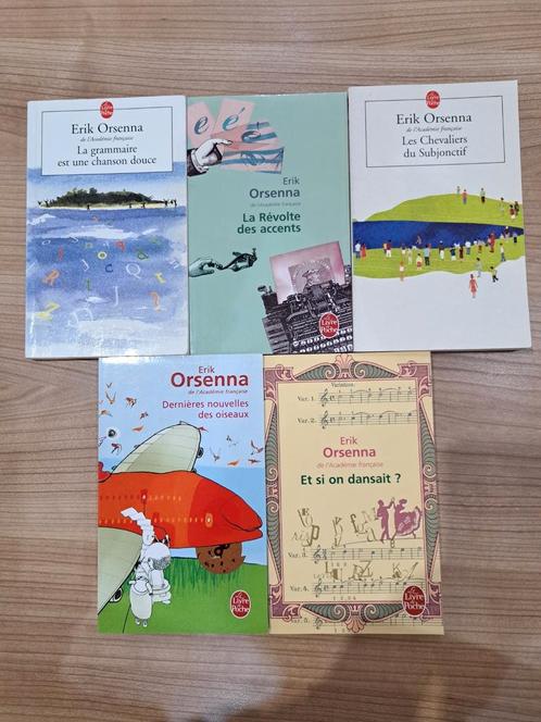 Erik Orsenna lot de 5 livres format poche, Livres, Romans, Comme neuf, Enlèvement