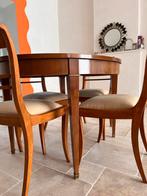 Ancienne table en merisier + 6 chaises, Maison & Meubles, Utilisé