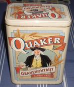 Blikken doos Quaker granenontbijt, Ophalen of Verzenden, Gebruikt, Overige, Overige merken