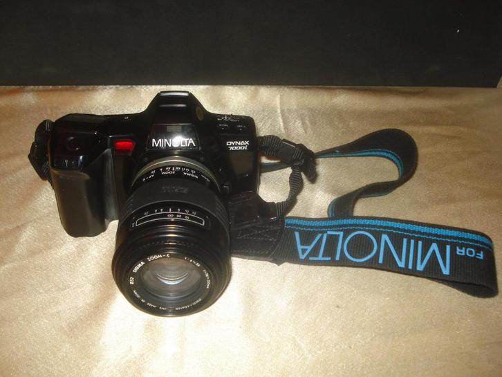 MINOLTA DYNAX 7000i Autofocus + Objectif 70-210 MM, Audio, Tv en Foto, Fotocamera's Analoog, Zo goed als nieuw, Spiegelreflex