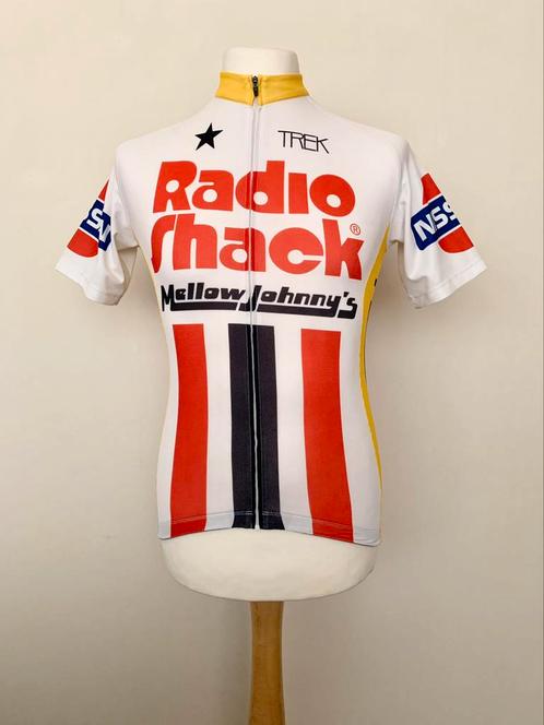 RadioShack Mellow Johnny’s 2010s Trek Nissan cycling shirt, Sport en Fitness, Wielrennen, Gebruikt, Kleding, Ophalen of Verzenden