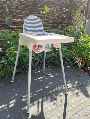 Ikea kinderstoel met opblaasbaar kussentje, Ophalen, Gebruikt
