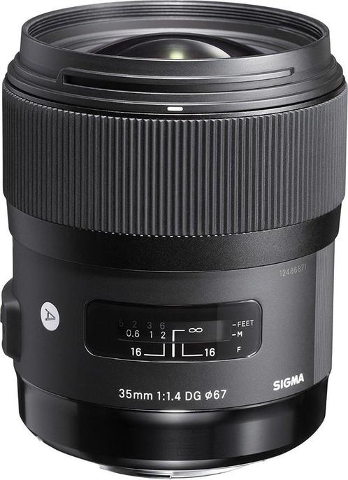 Sigma 35mm f/1, 4 DG HSM ART - Monture Nikon, Audio, Tv en Foto, Foto | Lenzen en Objectieven, Zo goed als nieuw, Groothoeklens