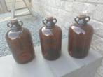 3 grote oude apotheker flessen, Antiek en Kunst, Ophalen