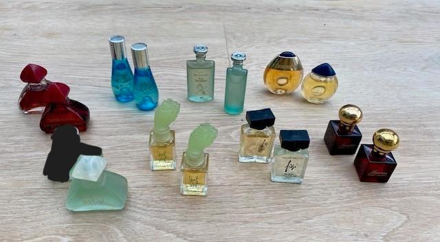 Miniatures vintage RL, Boucheron, Bulgarie, Fidji, Davidoff, Collections, Parfums, Comme neuf, Miniature, Plein, Enlèvement ou Envoi