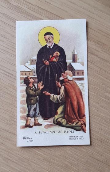 bidprentje - Vincenzo de Paoli  dep Z/224 printed in Italy beschikbaar voor biedingen