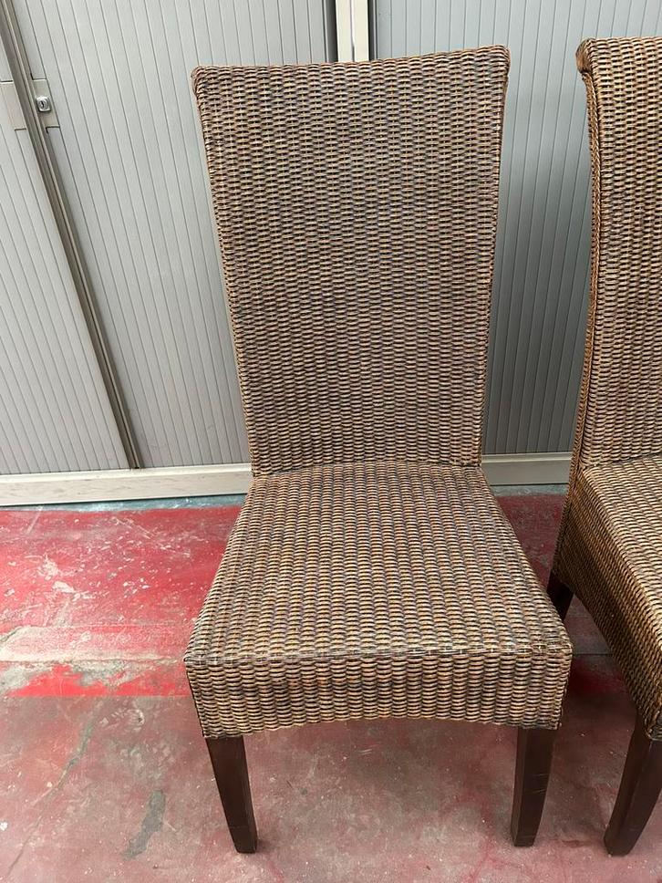 Lloyd Loom stoel Capri 5 stolen € 75/stoel, Huis en Inrichting, Stoelen, Zo goed als nieuw, Vijf, Zes of meer stoelen, Riet of Rotan
