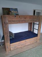 Hardhouten handgemaakt stapelbed aangeboden, Kinderen en Baby's, Ophalen, Zo goed als nieuw, Stapelbed