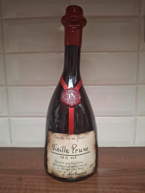Nusbaumer Vieille prune 42% 70cl, Verzamelen, Wijnen, Nieuw, Overige typen, Frankrijk, Vol, Ophalen of Verzenden