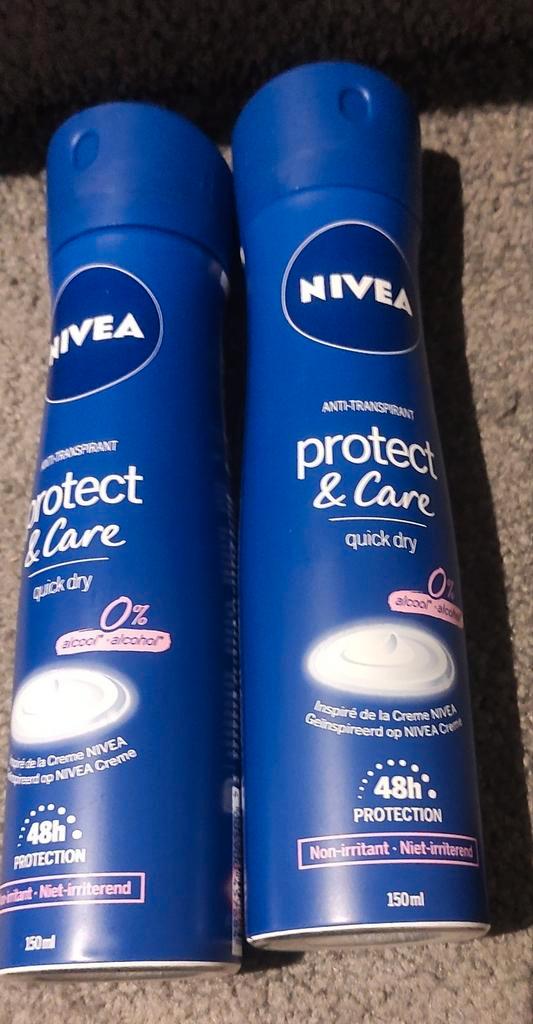 Deodorant Nivea Protect&Care 0% alcohol verkeerd gekocht, Handtassen en Accessoires, Uiterlijk | Lichaamsverzorging, Nieuw, Deodorant of Bodyspray