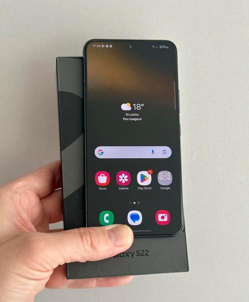 Samsung S22 256gb, doos, hoesje, gehard glas, kabel!, Telecommunicatie, Mobiele telefoons | Samsung, Gebruikt, Galaxy S22, 256 GB