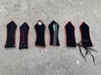 Lot d’épaulettes vareuse demi saxe gendarmerie belge, Verzamelen, Ophalen of Verzenden, Rijkswacht, Embleem of Badge