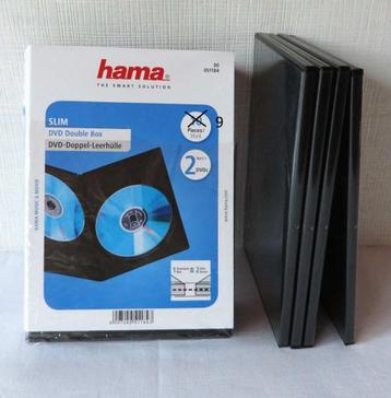 Hama dvd double box voor 2 dvd’s (13 stuks) beschikbaar voor biedingen