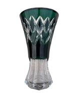 Val Saint Lambert Art Deco groene kristallen vaas, Antiek en Kunst, Antiek | Glaswerk en Kristal, Ophalen of Verzenden