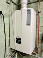 Gaswandketel Wolf + boiler Van Marcke, Ophalen, 20 tot 100 liter, Aardgas, Boiler