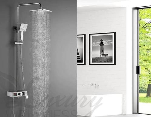 Luxe Douche unit Regendouche digitaal display * NIEUW, Doe-het-zelf en Bouw, Sanitair, Nieuw, Douche, Chroom, Ophalen of Verzenden