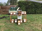 Schuilhoek plus vinkenkooien., Dieren en Toebehoren, Ophalen, Gebruikt, Hout, Vogelkooi