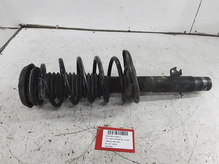 SCHOKBREKER RECHTS VOOR Peugeot 207 / 207+ (WA / WC / WM), Auto-onderdelen, Ophanging en Onderstel, Peugeot, Gebruikt