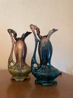 Vases en faïence style Art Nouveau, Antiquités & Art, Enlèvement